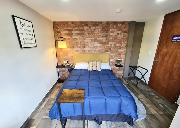 Apartment R01 At Itesm Cem Full Services, Shared-kitchen, Smart Tv, Parking, Balcony