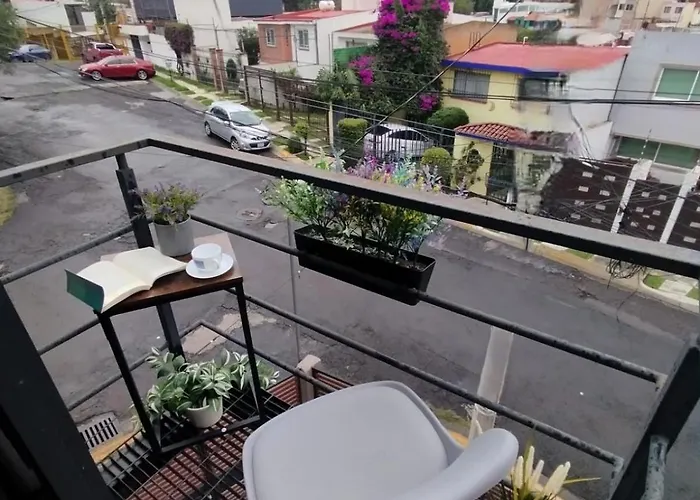 Apartment R01 At Itesm Cem Full Services, Shared-kitchen, Smart Tv, Parking, Balcony